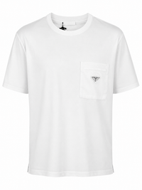 T-Shirt Prada Borstzak Wit