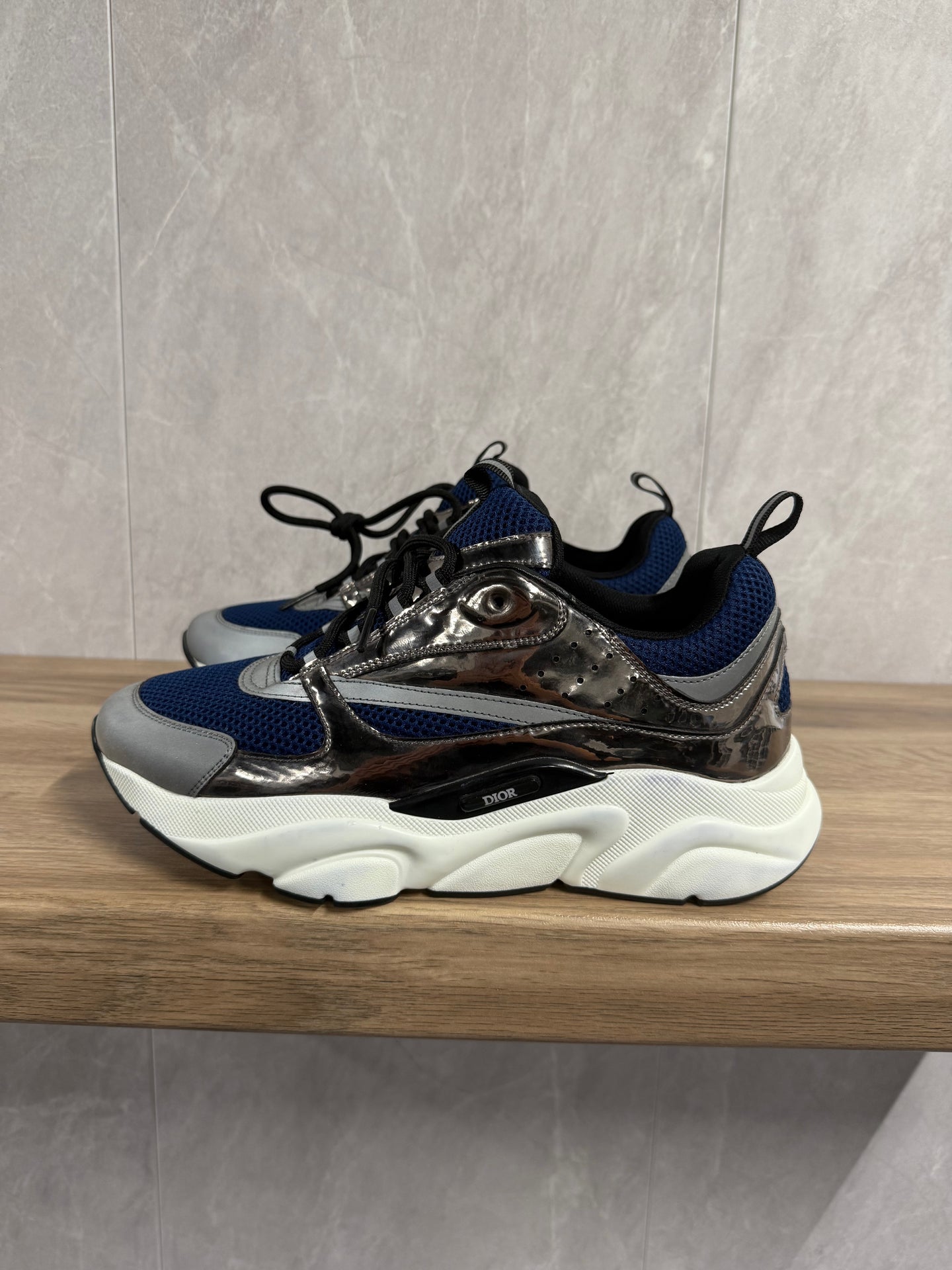 Dior B22 Blauw Zilver