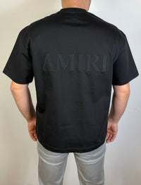 T-Shirt Amiri Geborduurd Zwart