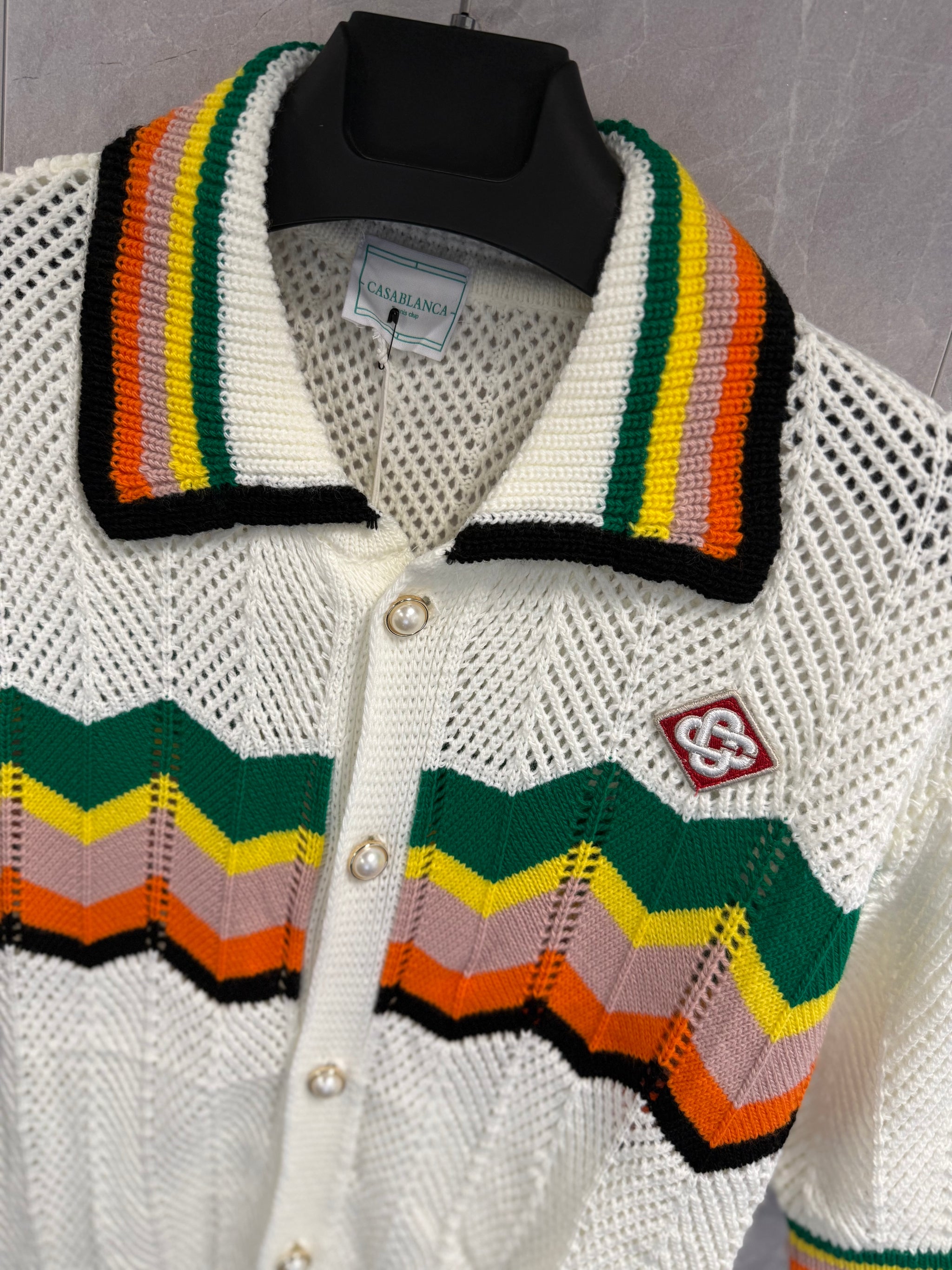 ZOMERSET CASABLANCA BADSTOF WIT REGENBOOG