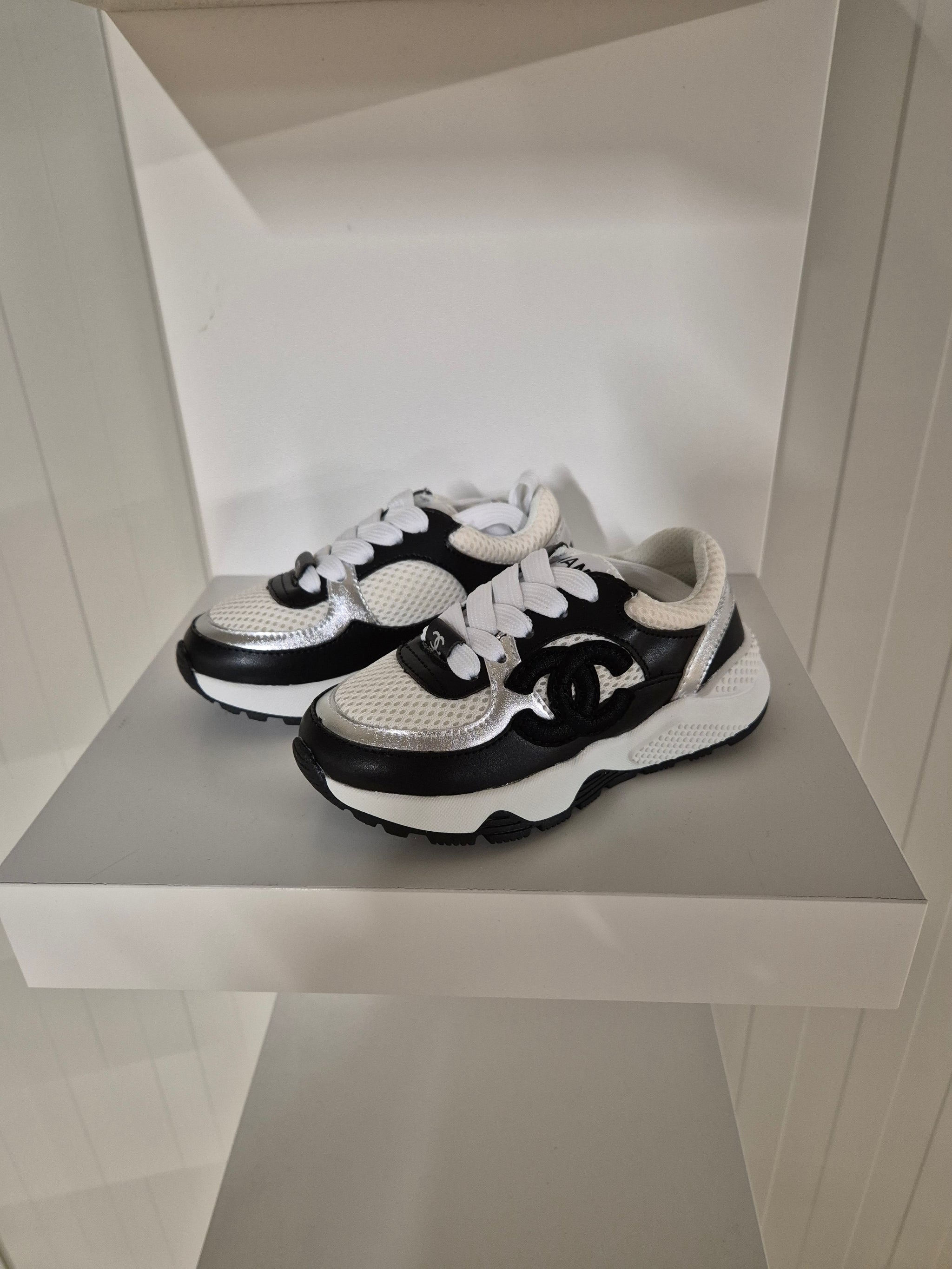 KIDS SCHOEN Chanel Trainer Black