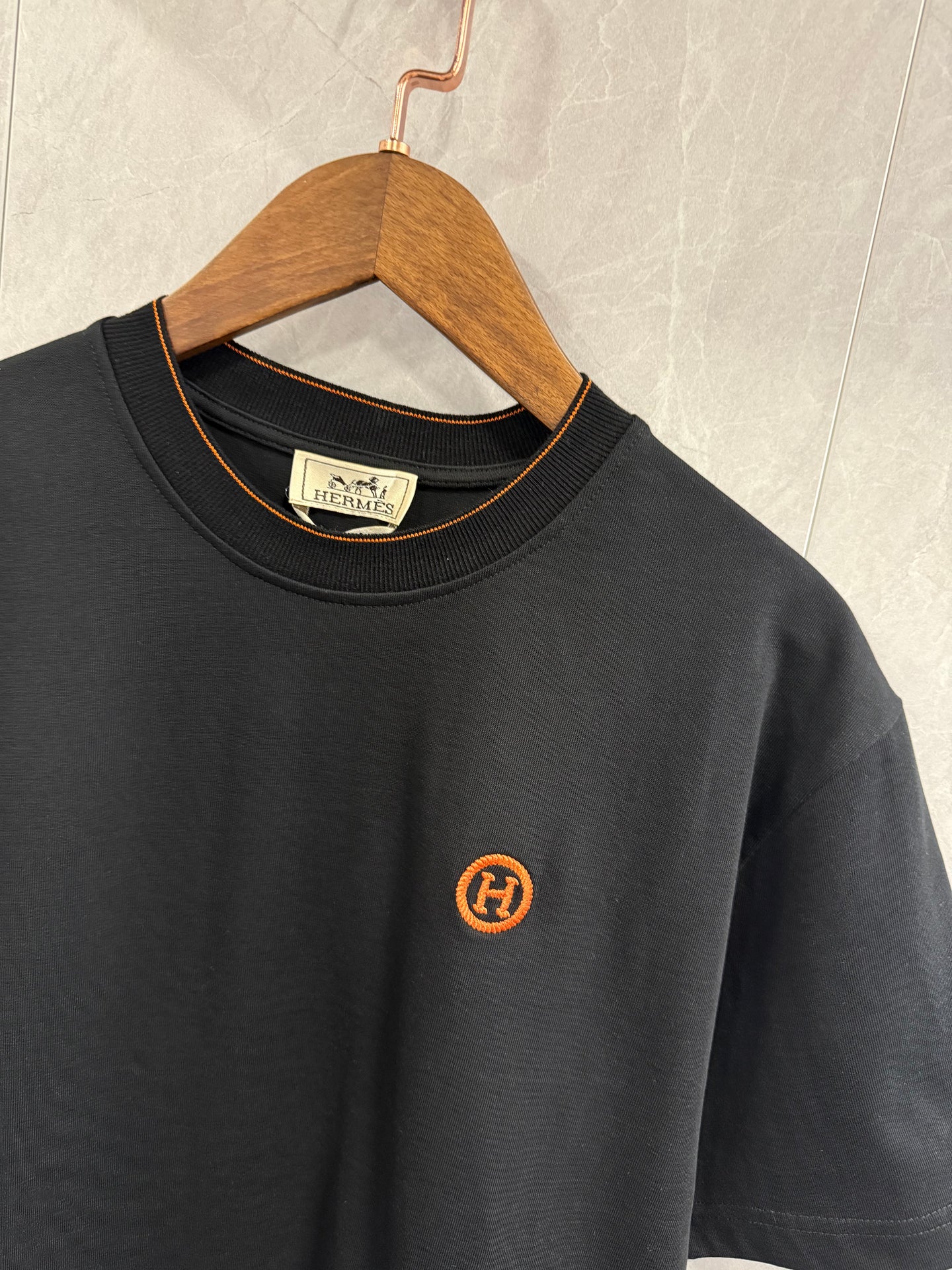 T-Shirt Hermes Zwart