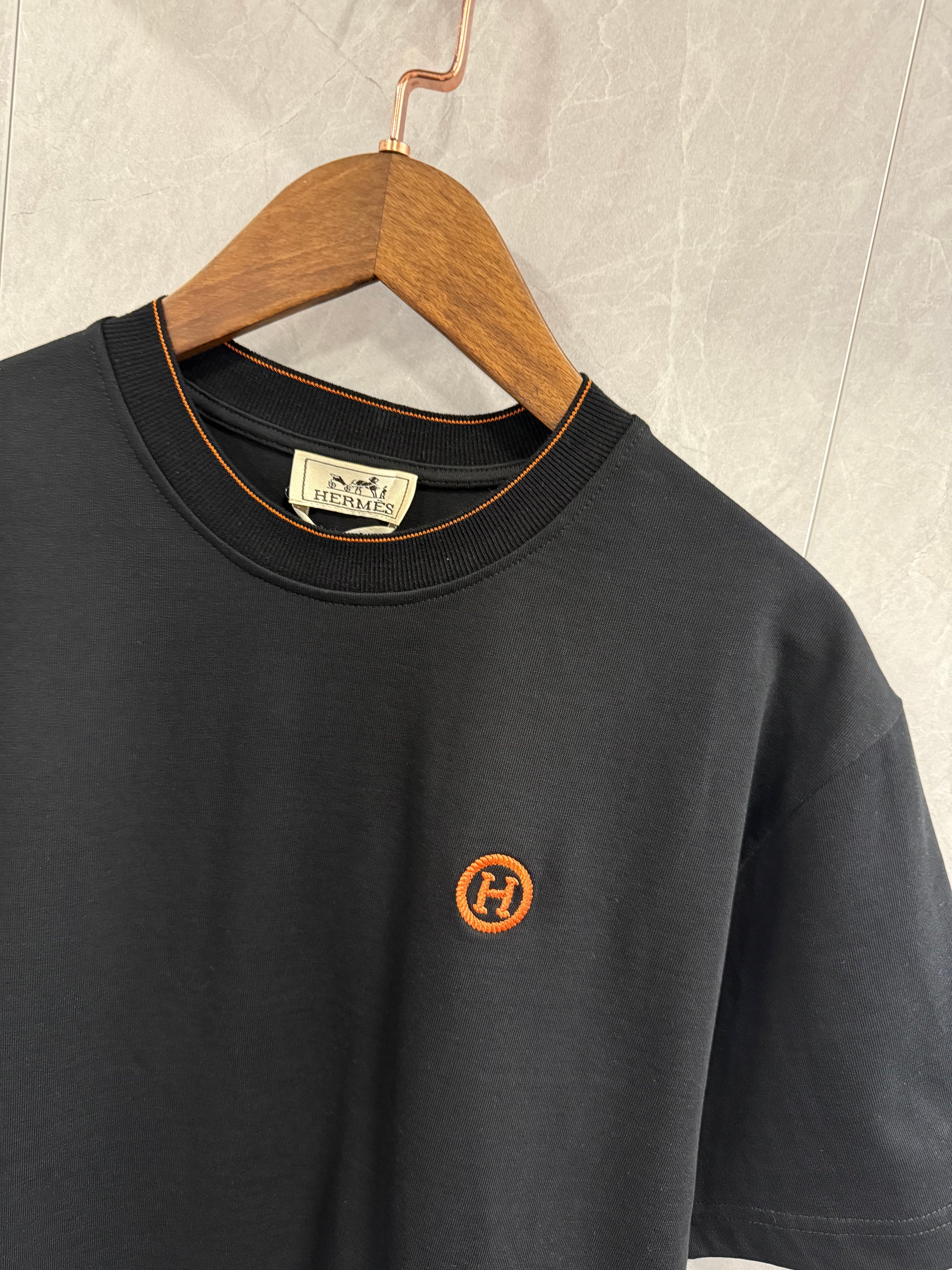 T-Shirt Hermes Zwart