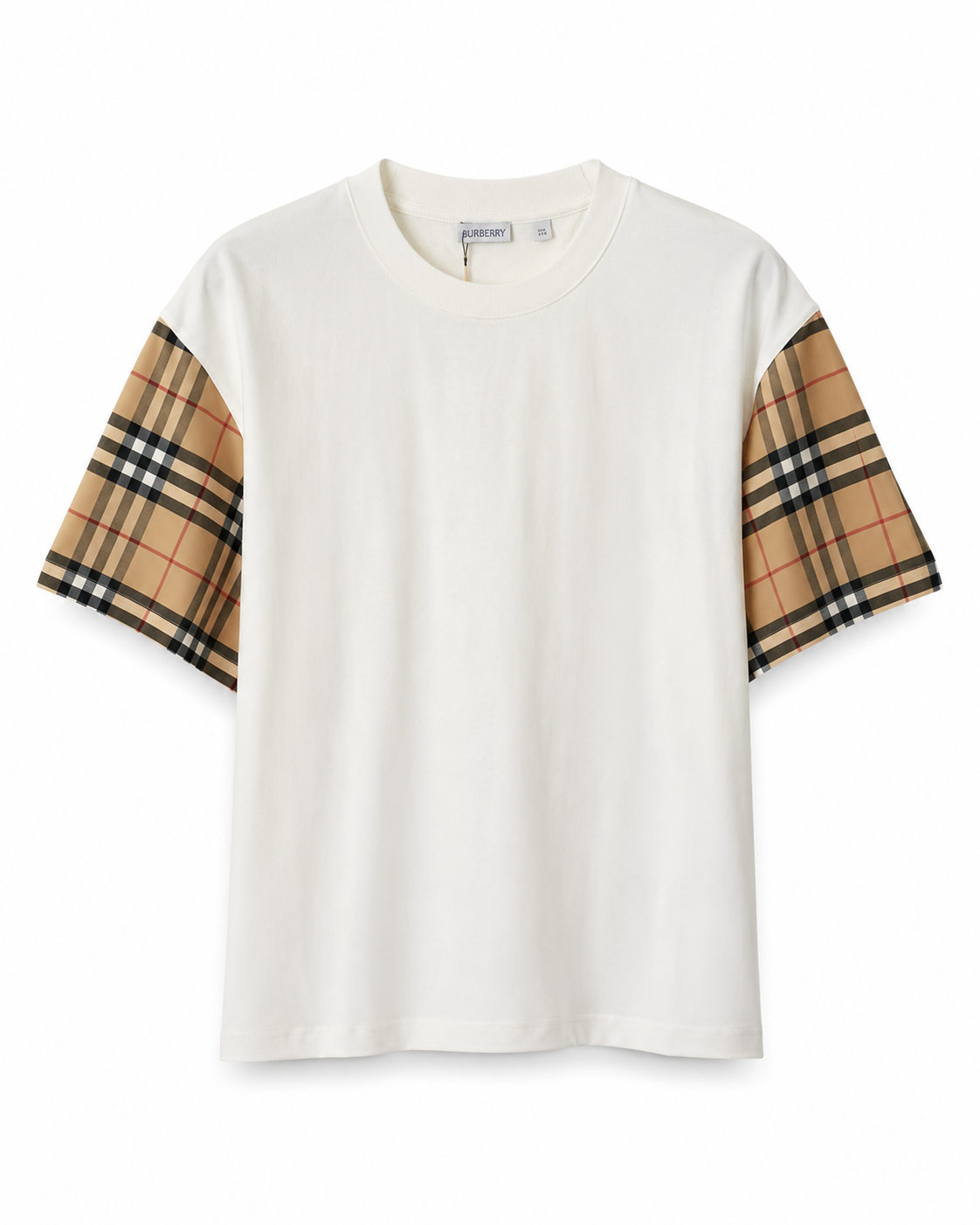 T-Shirt Burberry Wit (arm mouw vol)