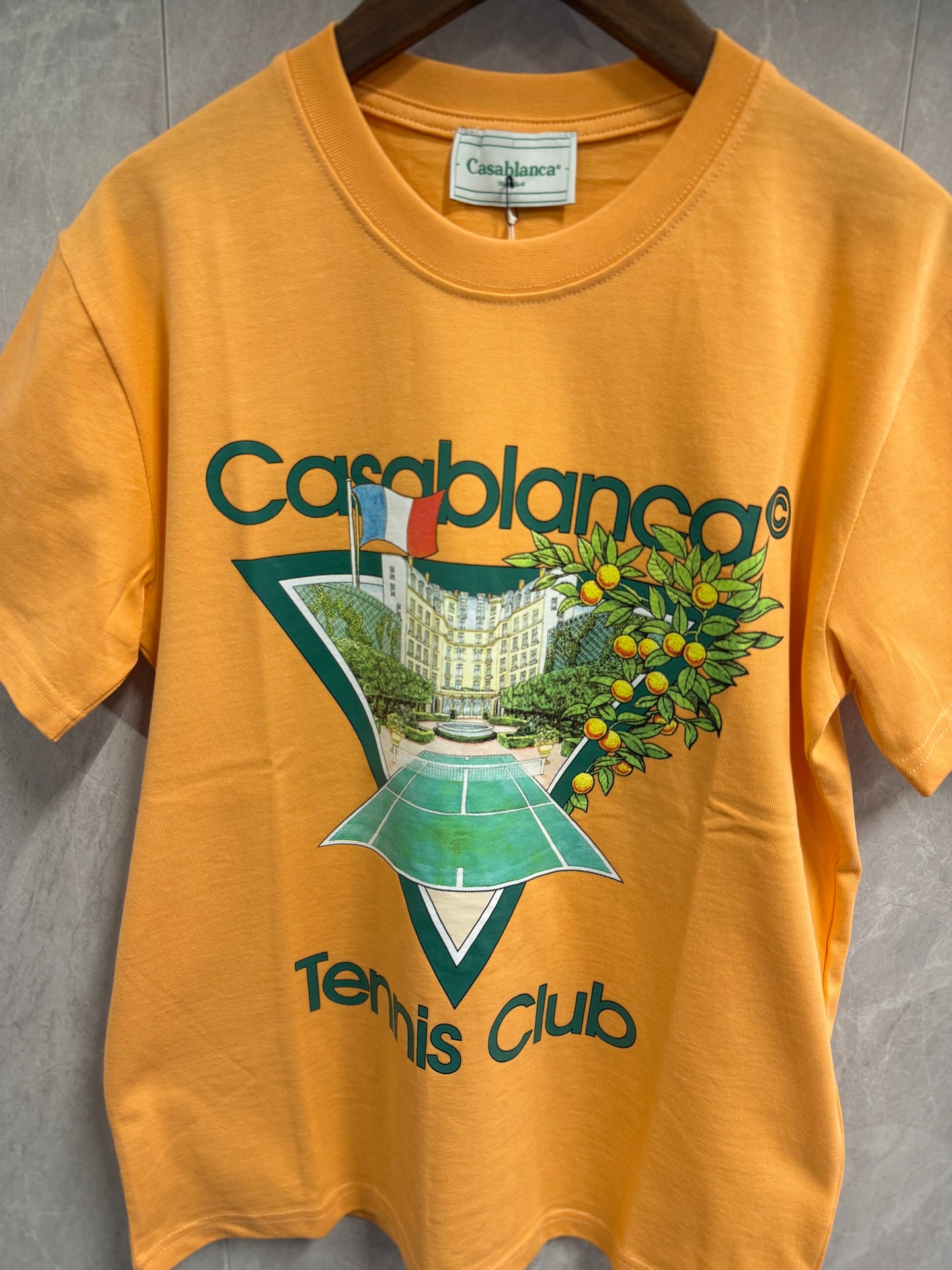 T-Shirt Casablanca Tennis Oranje
