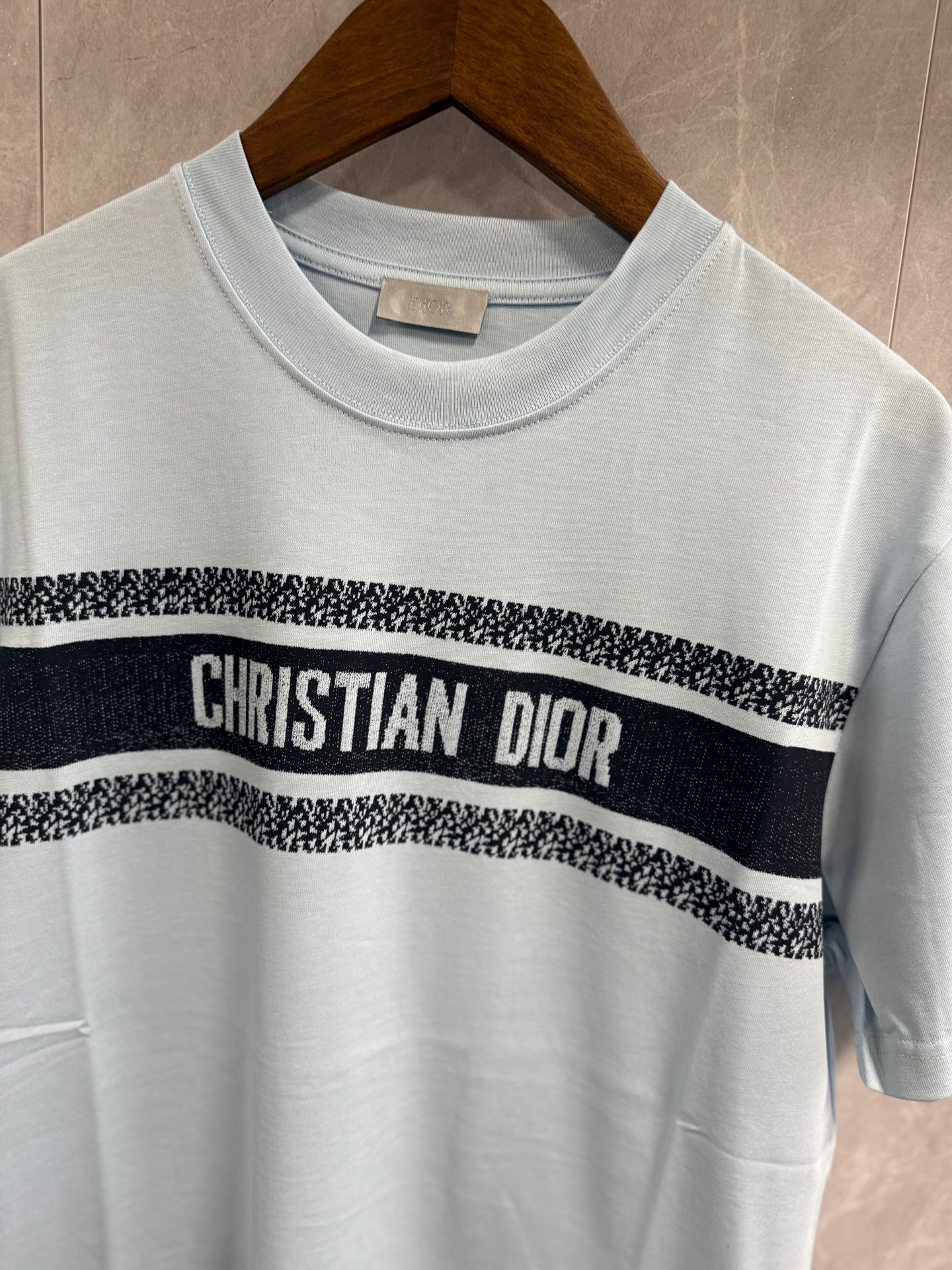 T-Shirt Christian Dior Midden Baby Blauw