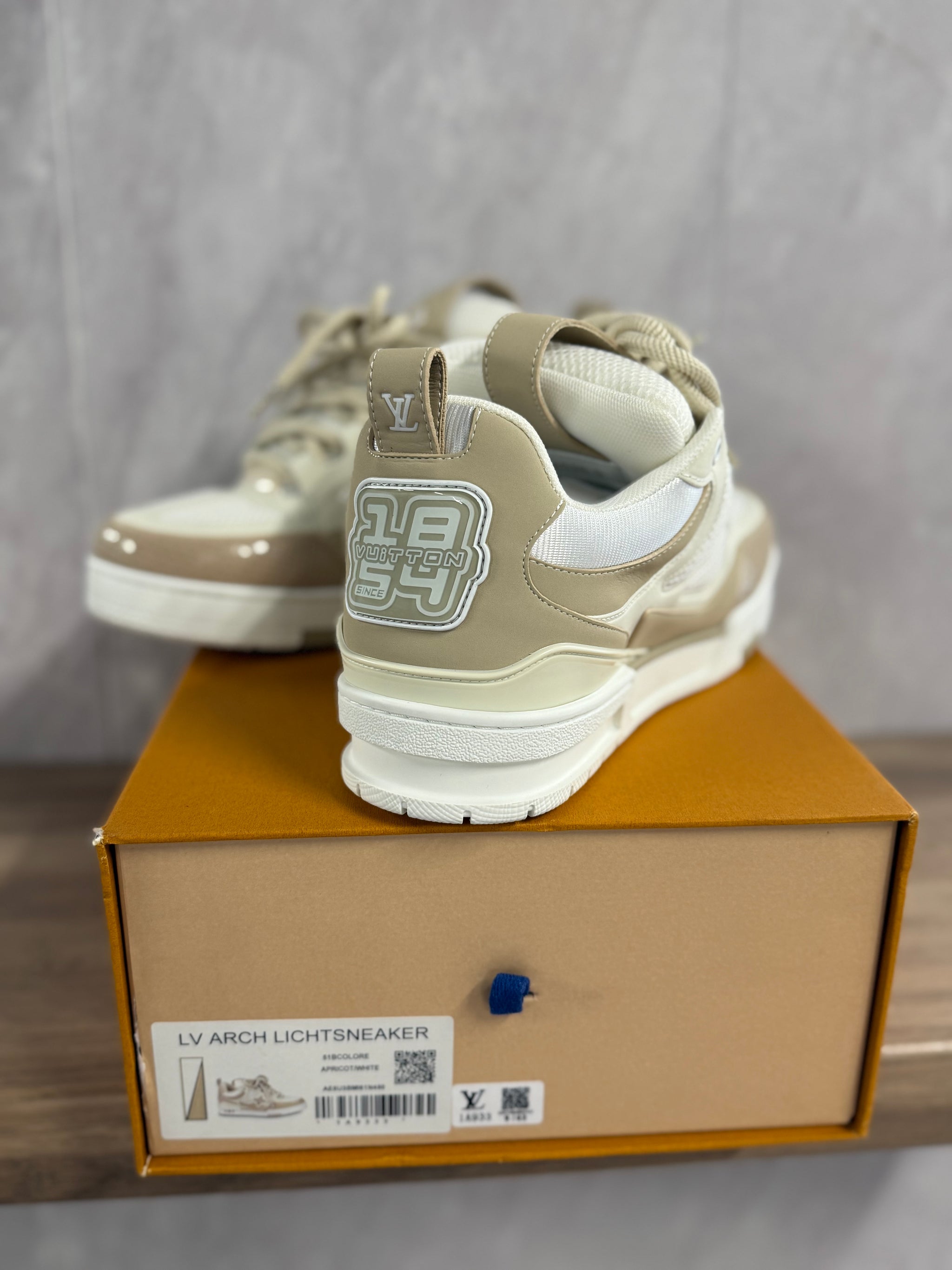 LV Skate Trainers Beige