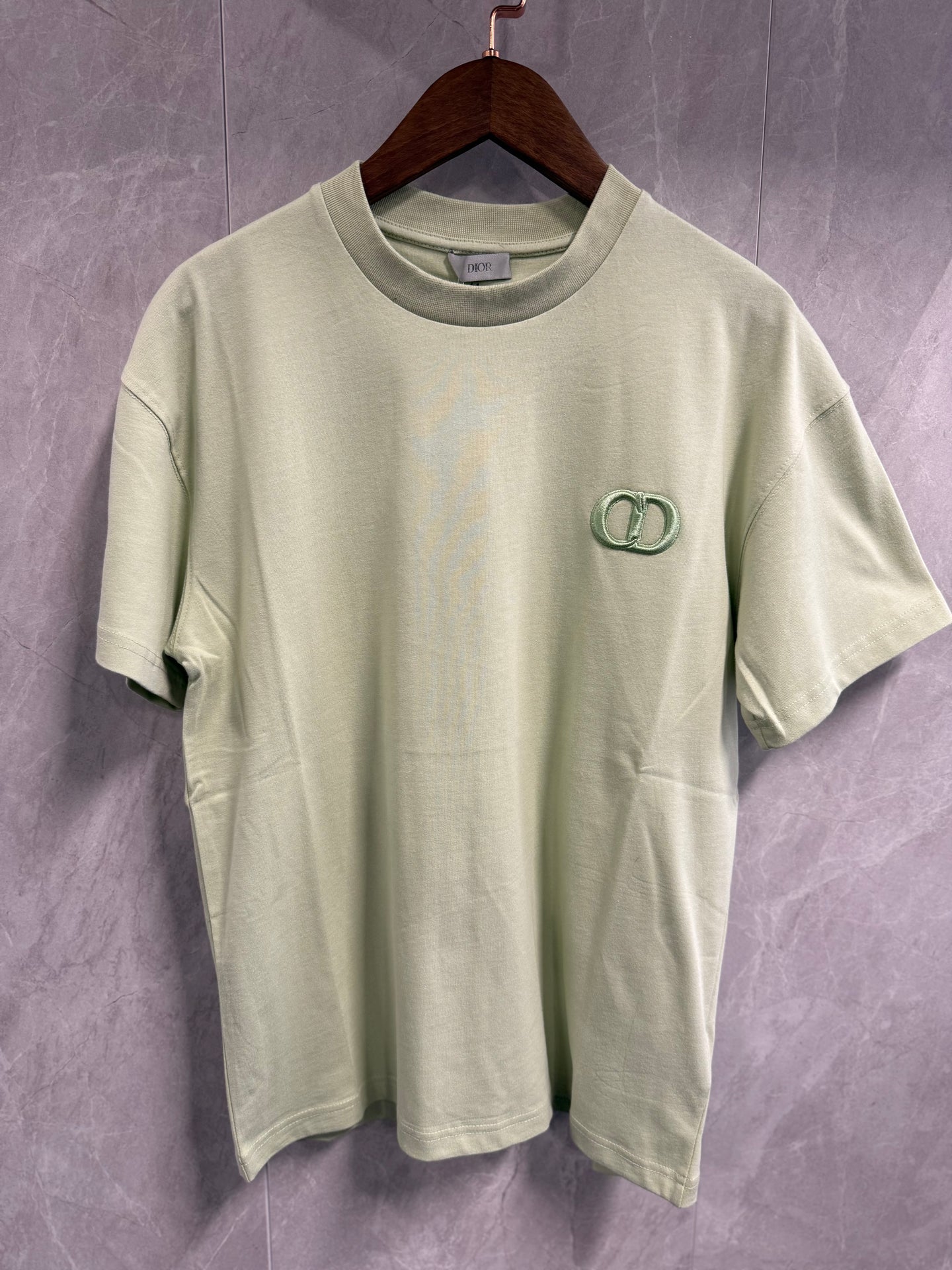 T-Shirt Christian Dior CD Mint Groen