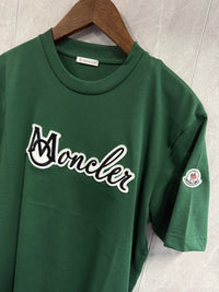 T-Shirt Moncler Groen (Gestikt borst)