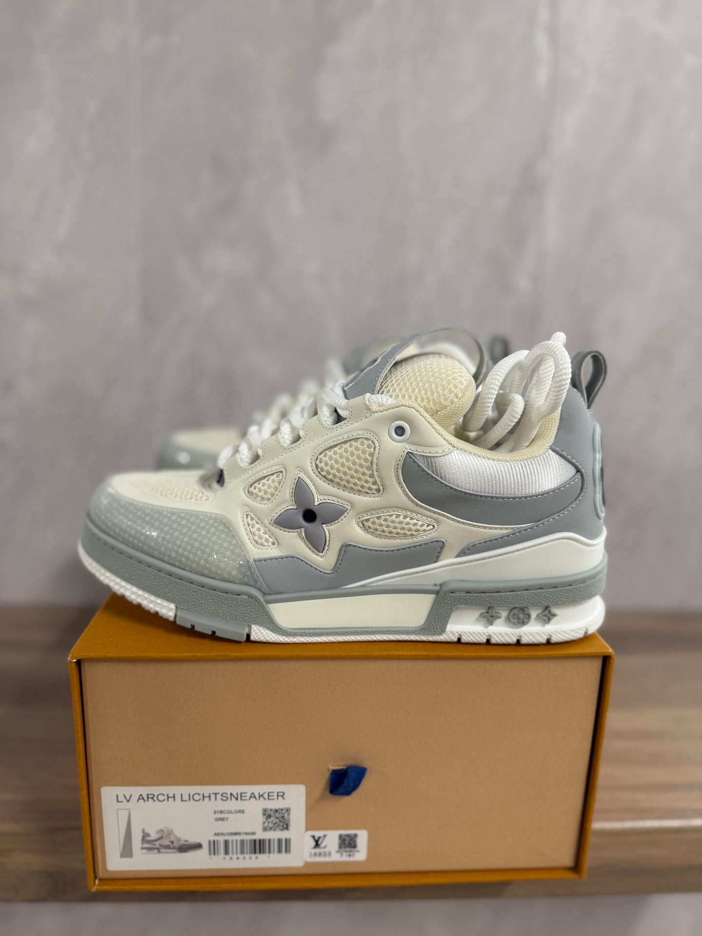 LV Skate Trainers Grijs Wit