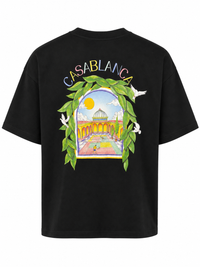 T-Shirt Casablanca Paleis Zwart
