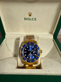 Rolex Submariner Goud / Blauw (AUTOMAAT)