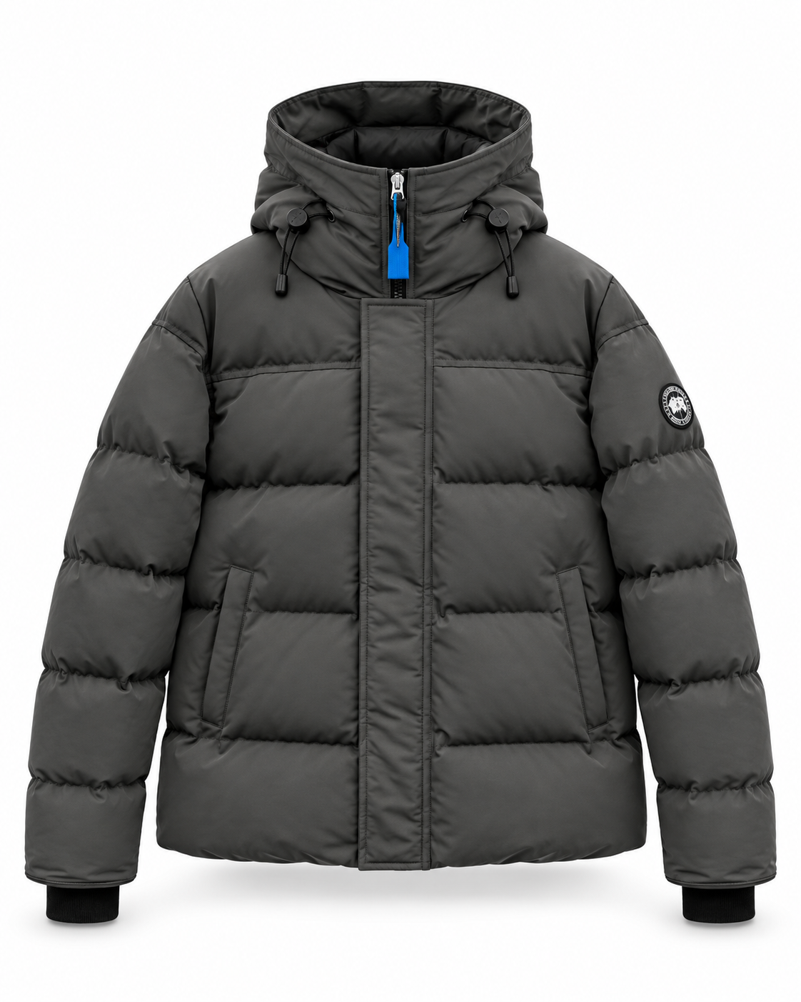 CG MAC MILLAN PARKA GRIJS (RODE LOGO)