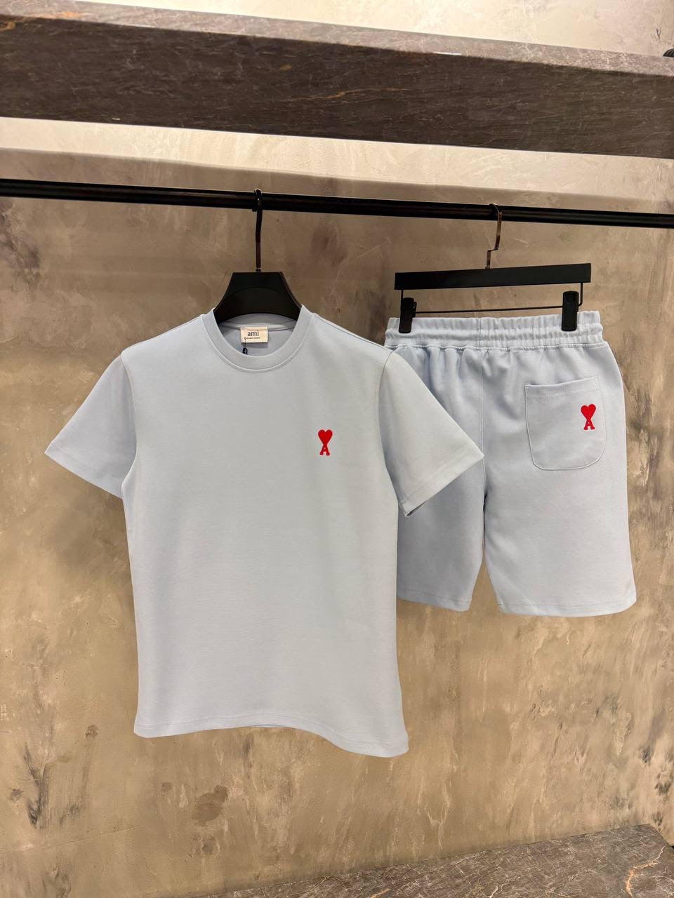 ZOMERSET AMI BABY BLAUW (klein logo)