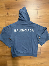 BALENCIAGA HOODIE INDIGO