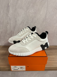 Hermes Bouncing Sneakers Wit Leer