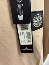 T-Shirt Stone Island Licht Bruin (basic)