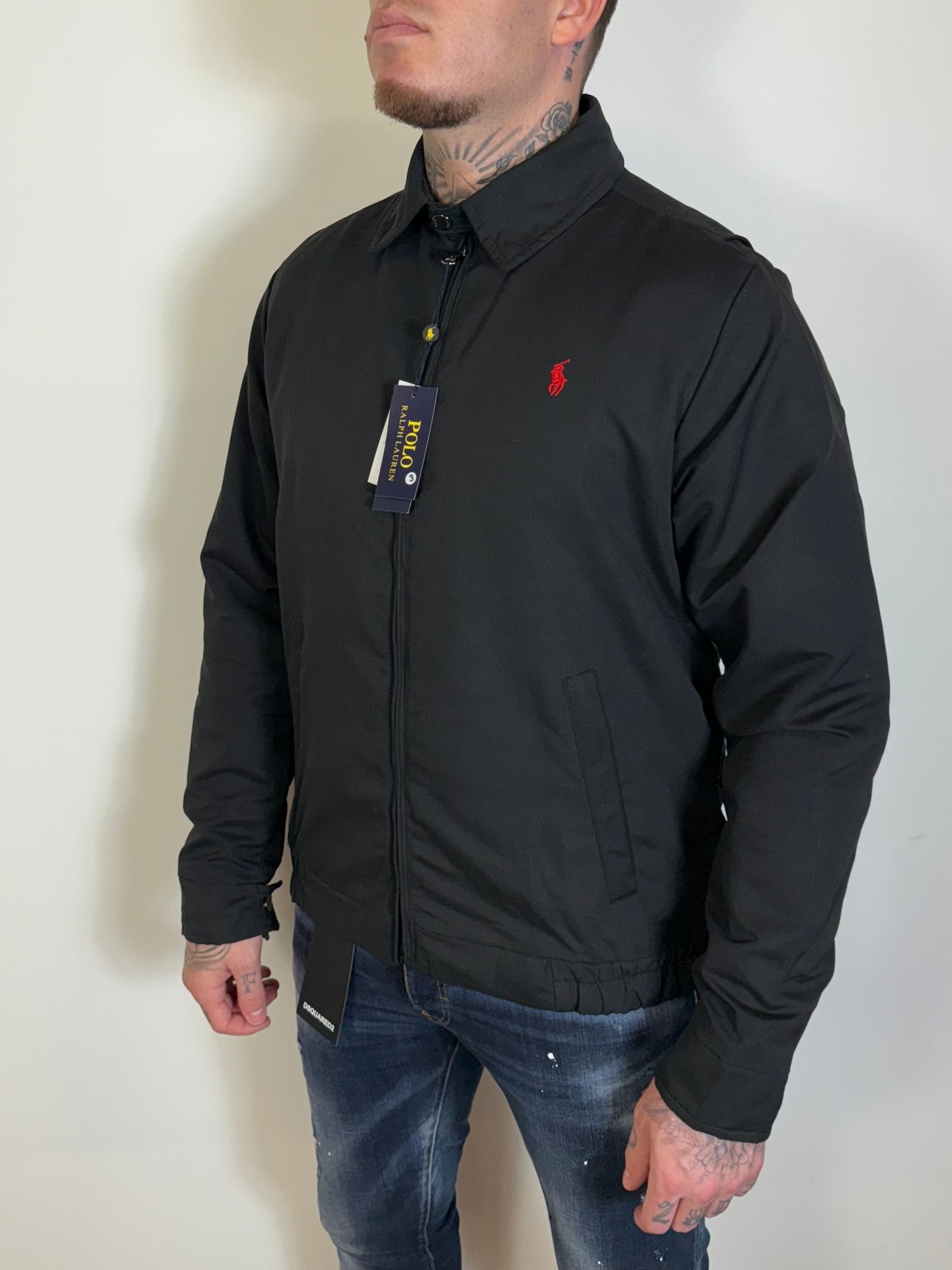 RALPH LAUREN REGENJAS ZWART