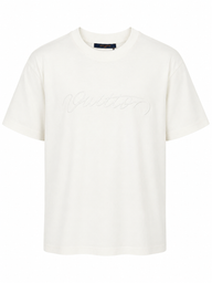 T-Shirt Louis Vuitton Gestikt Wit