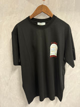 T-Shirt Casablanca Paleis Vip Zwart