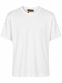 T-Shirt Loro Piana Mercerized Wit
