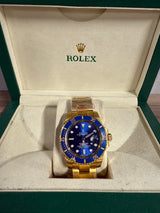 Rolex Submariner Goud / Blauw (AUTOMAAT)