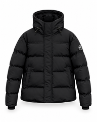 CG MAC MILLAN PARKA ZWART (ZWARTE LOGO)
