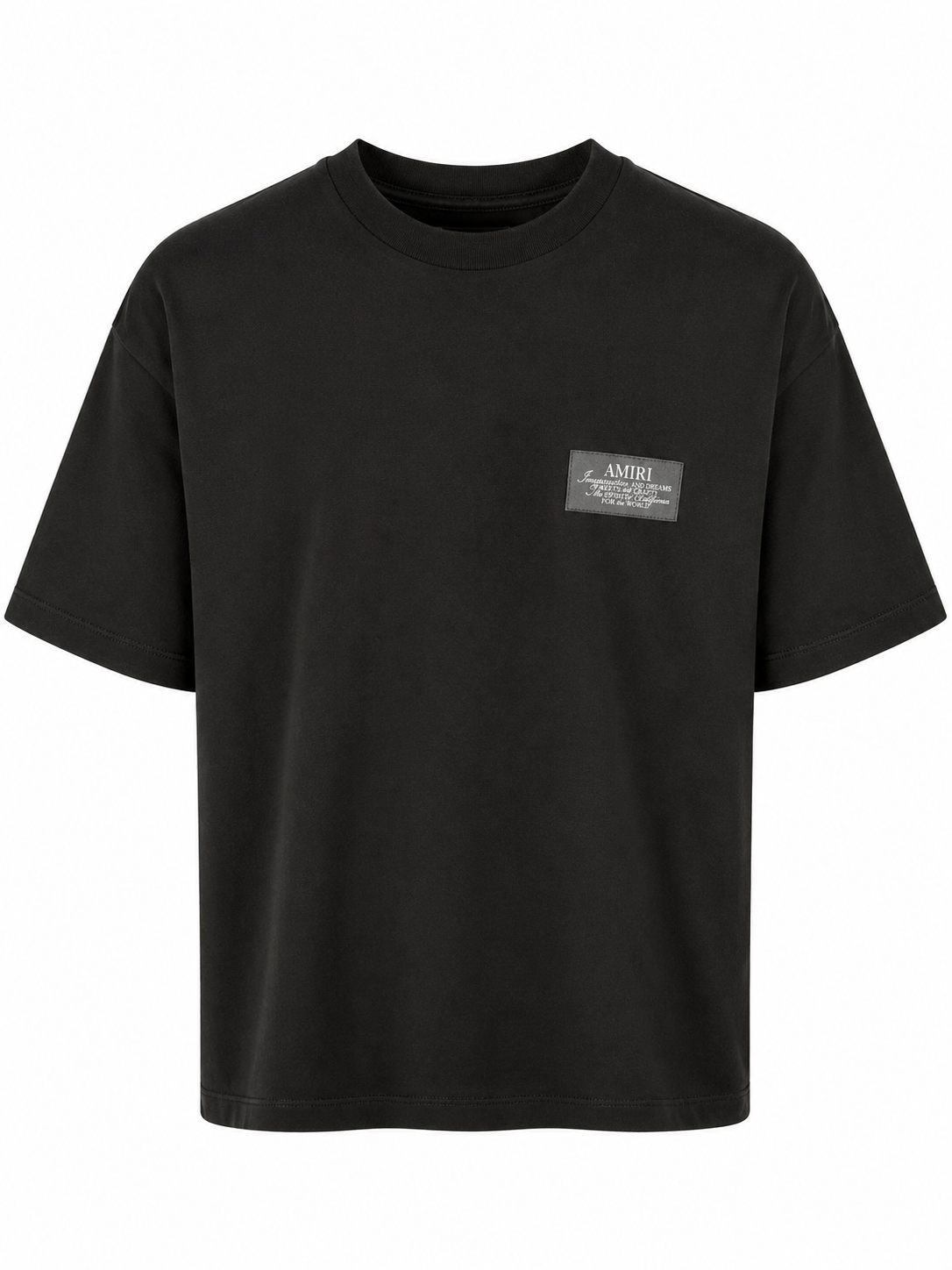T-Shirt Amiri Imagination Zwart