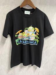 T-Shirt Casablanca Tempel Zwart