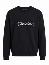 LV SWEATER ZWART (gestikt)
