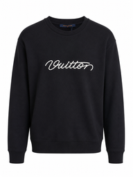LV SWEATER ZWART (gestikt)