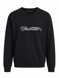 LV SWEATER ZWART (gestikt)