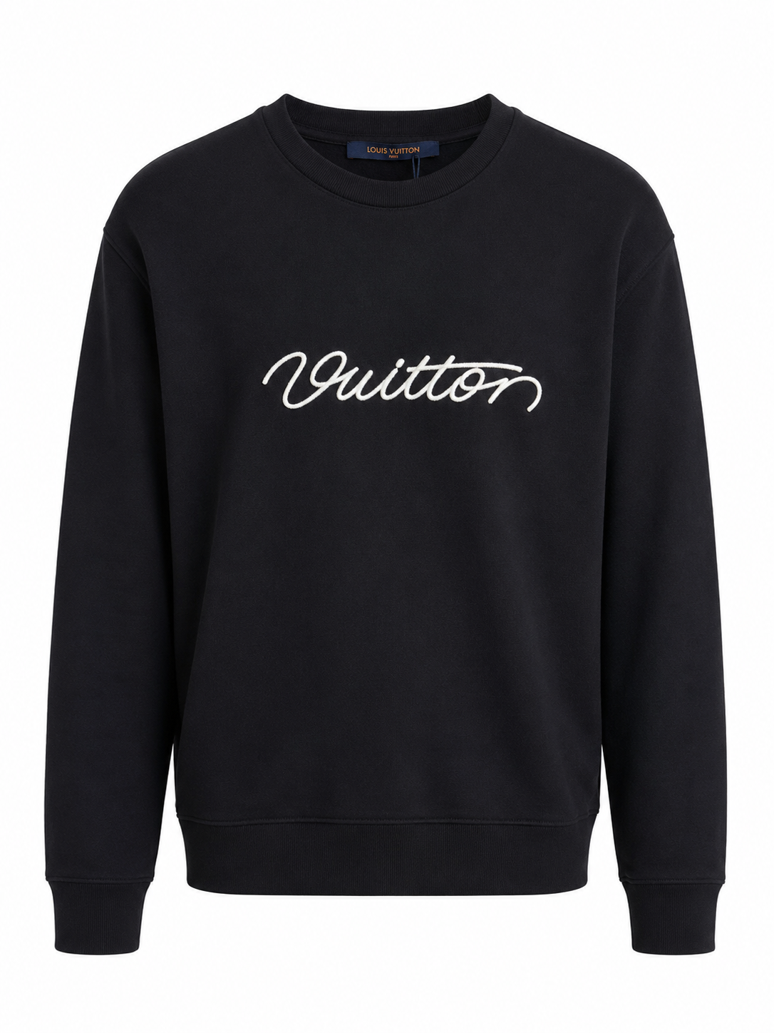 LV SWEATER ZWART (gestikt)