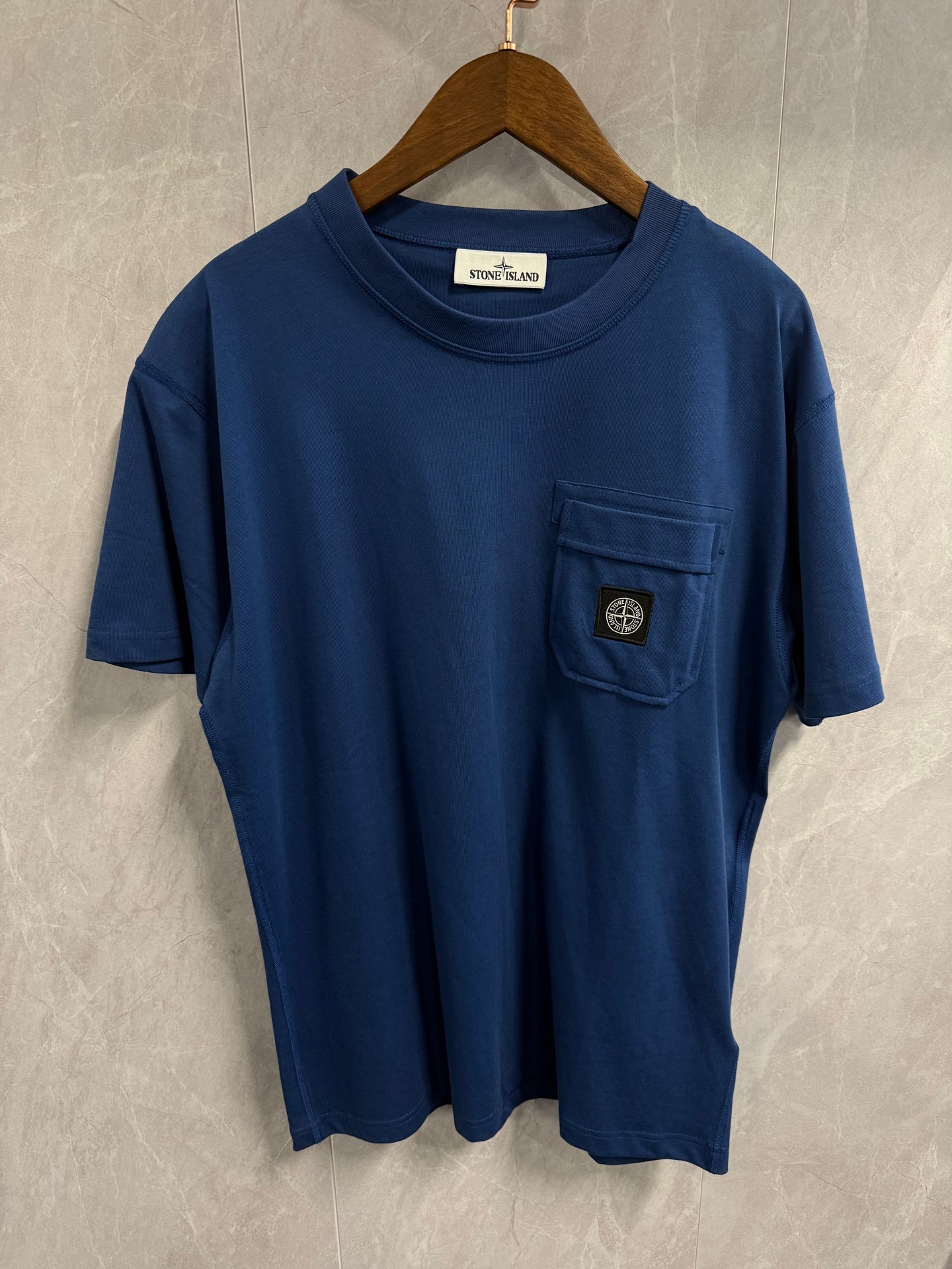 T-Shirt Stone Island Zak Donker Blauw