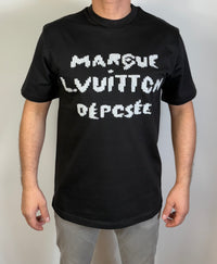 T-Shirt Louis Vuitton Marque Zwart