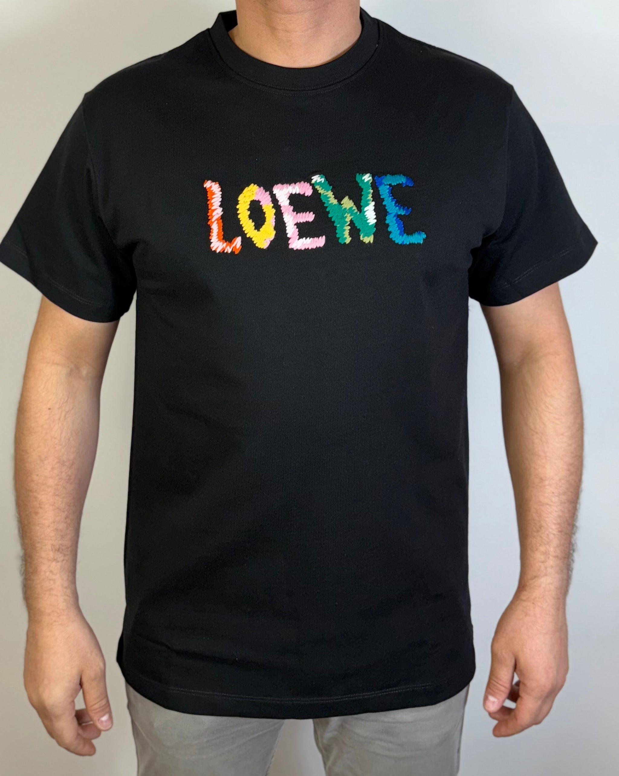 T-Shirt Loewe Zwart (kleuren)