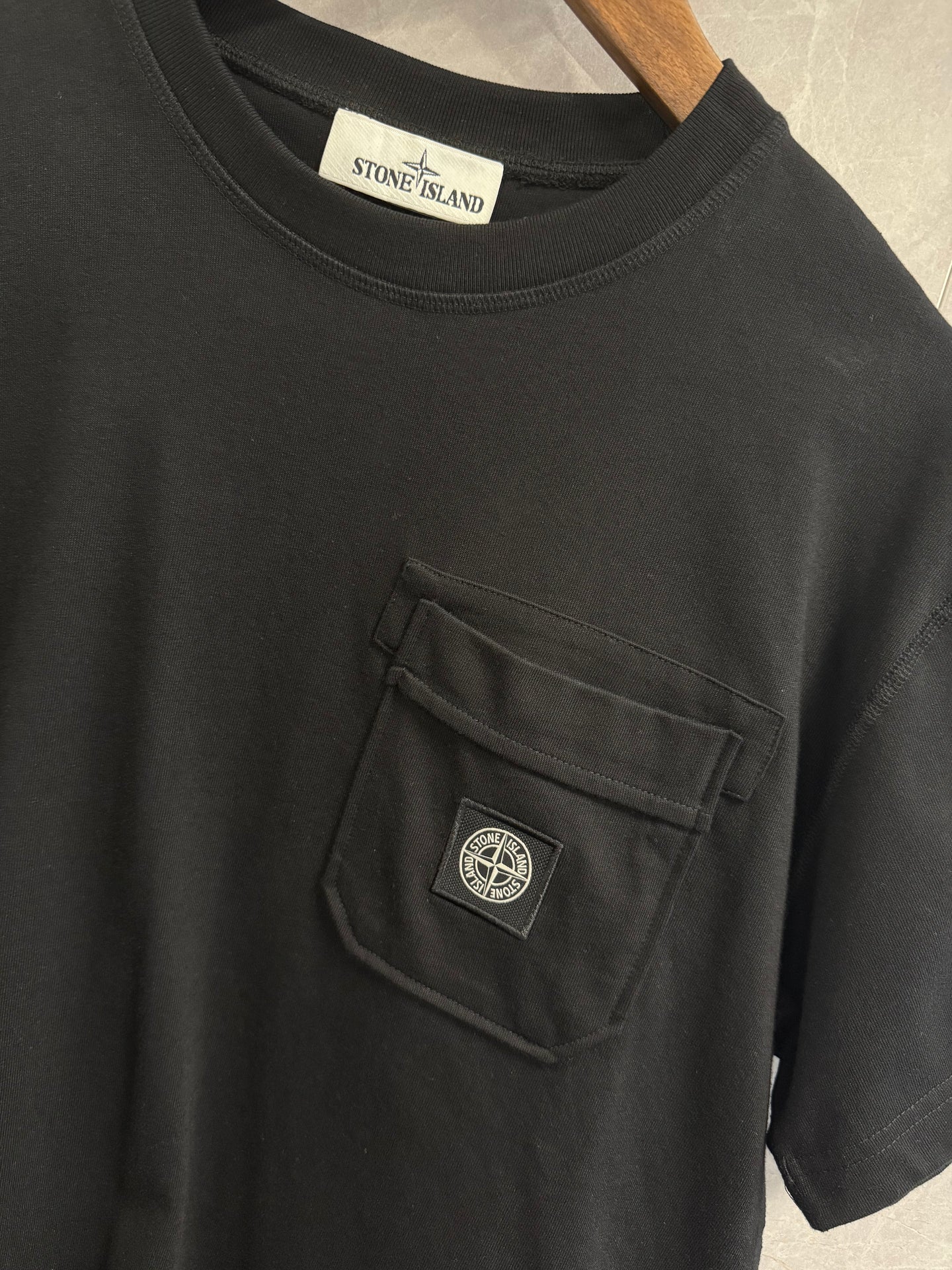 T-Shirt Stone Island Zak Zwart