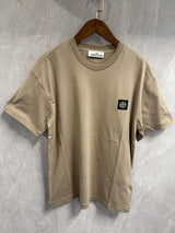 T-Shirt Stone Island Licht Bruin (basic)