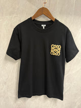 T-Shirt Loewe Zwart (logo groot bruin)
