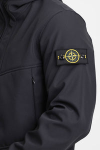 STONE ISLAND SOFTSHELL ZWART