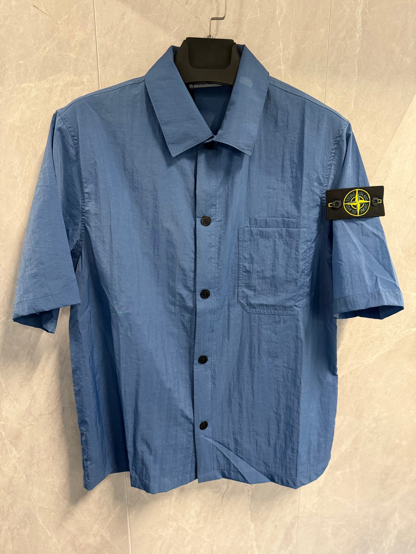 ZOMERSET STONE ISLAND RE NYLON BLAUW