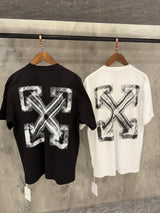T-Shirt Off White Zwart