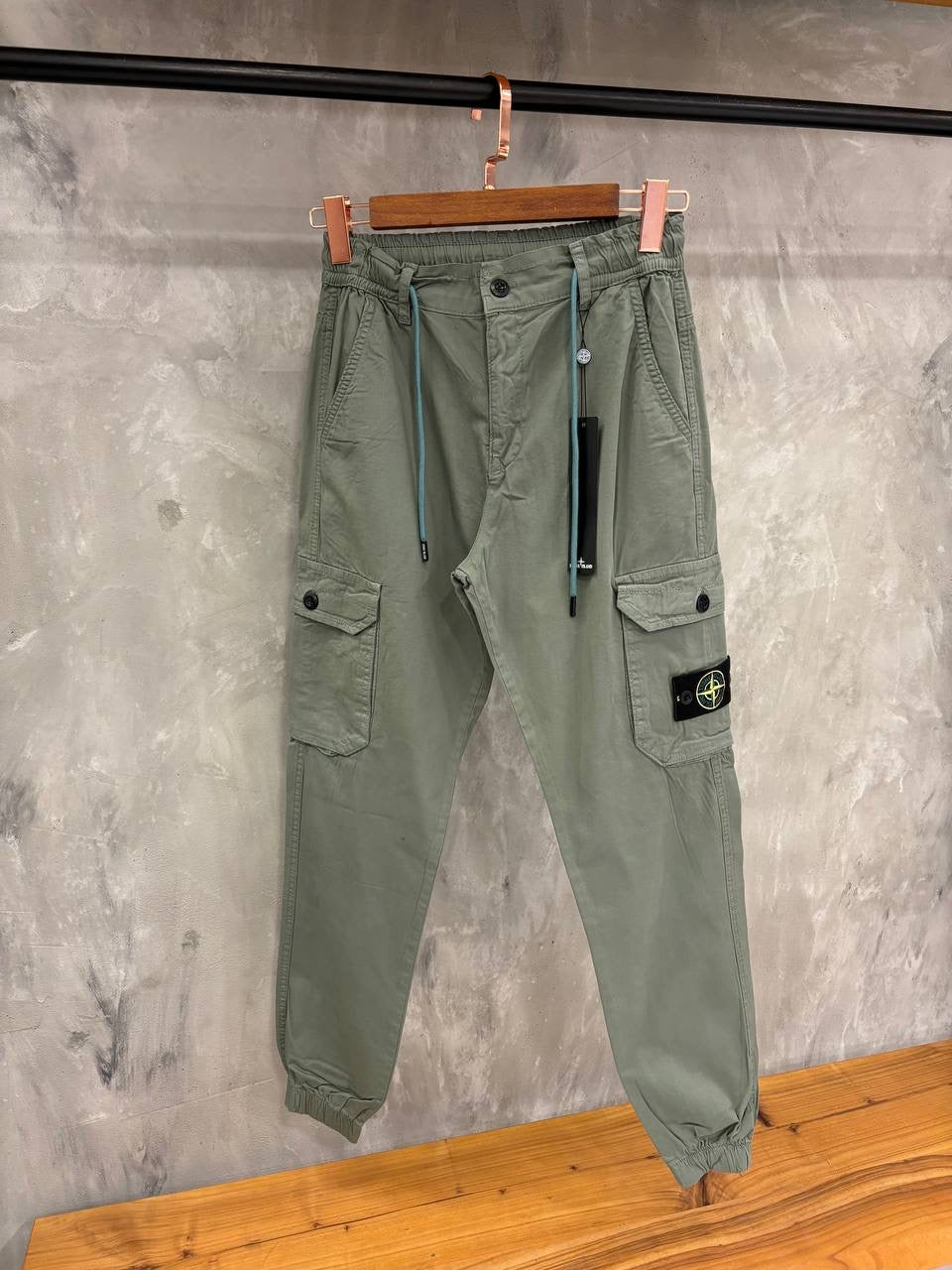 CARGO PANT STONE ISLAND LICHT GROEN