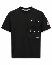 T-Shirt Moncler Borstzak Zwart