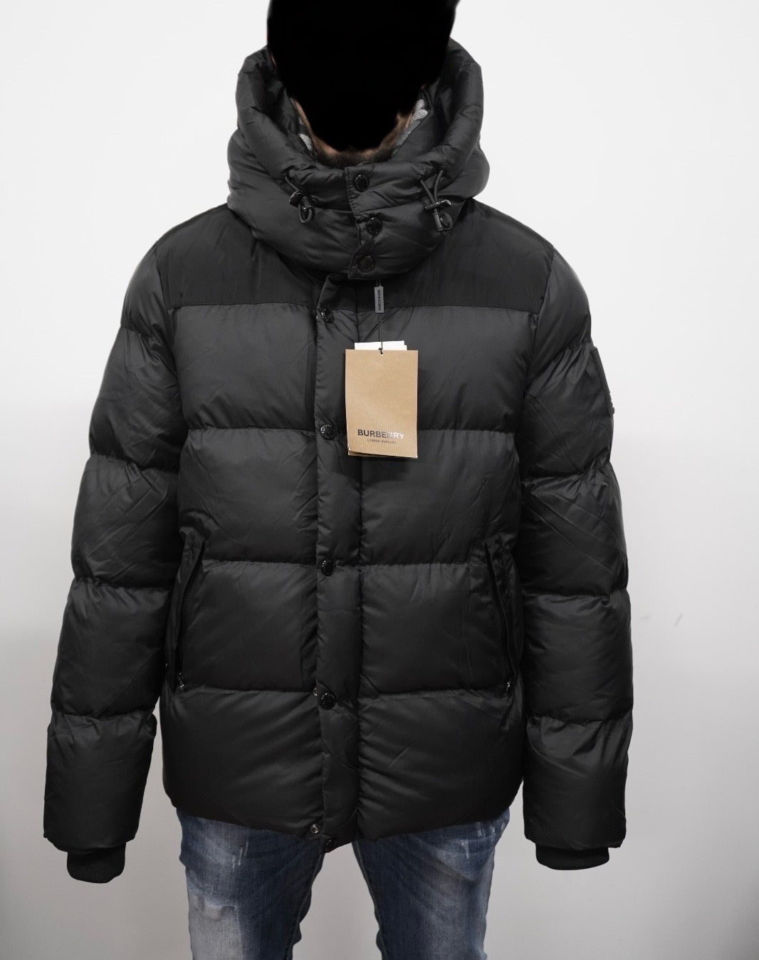 BURBERRY DONS WINTERJAS ZWART