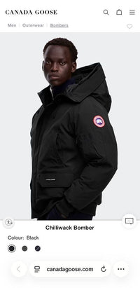 CG CHILLIWACK BOMBER ZWART (BONT AFRITSBAAR)
