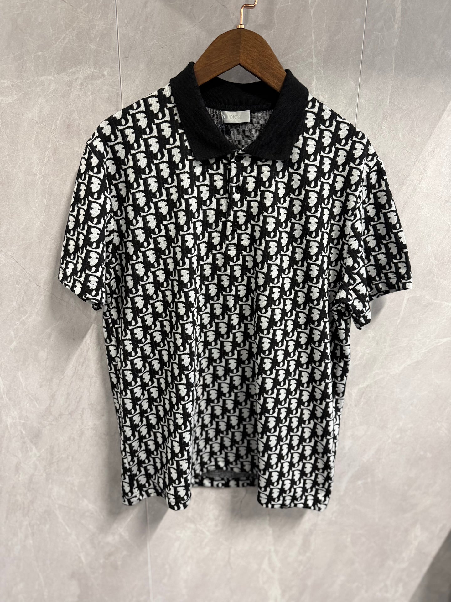 Polo Dior Oblique Zwart