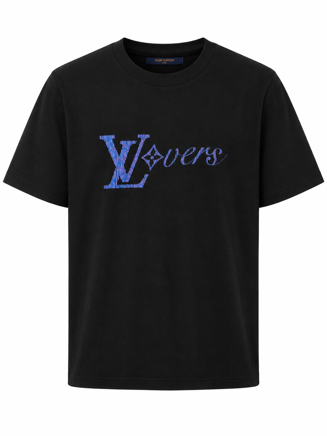 T-Shirt Louis Vuitton Vers Zwart