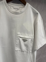 T-Shirt Prada Wit (zak borst)