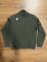 STONE ISLAND SWEATER ZIP GROEN ELITE